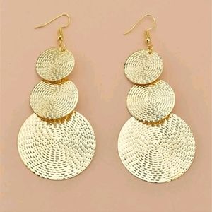 Beveled Gold Earrings